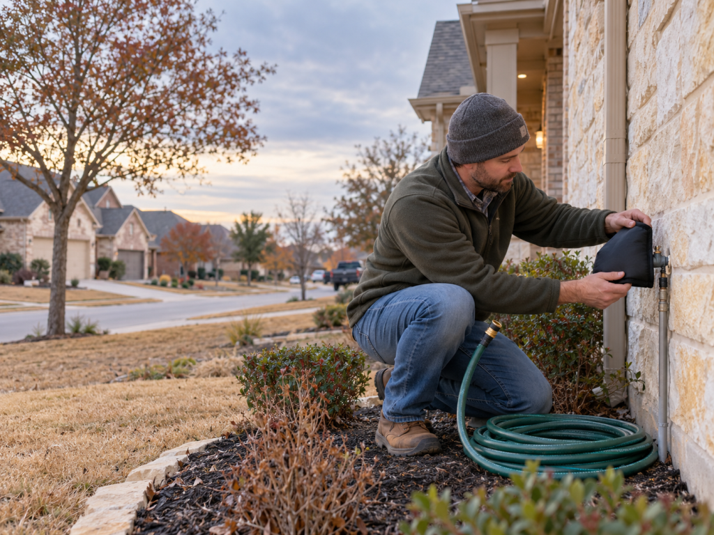 Before the First Freeze in Texas: 7 Plumbing Checks Homeowners Should Do Now